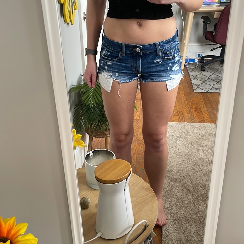 short jean shorts american eagle